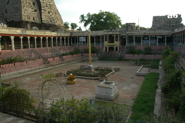Famous Madurai temple tank