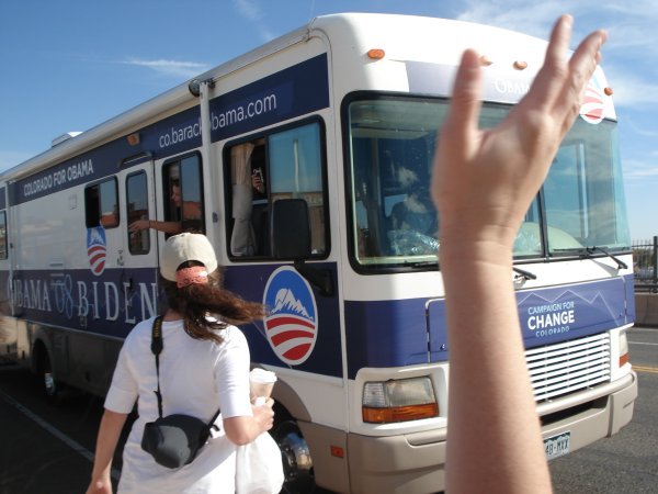 Obama bus