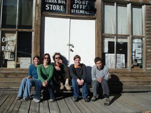 The gang in front of the store/post office