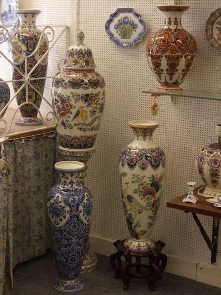 Delftware vases