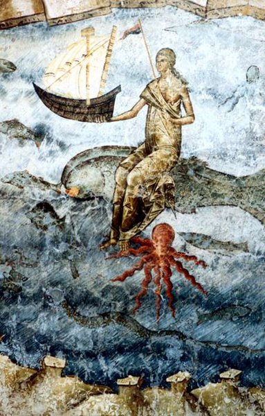 Detail of frescos