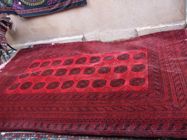 A silk carpet