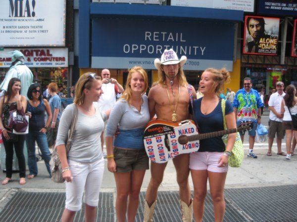 The naked Cowboy