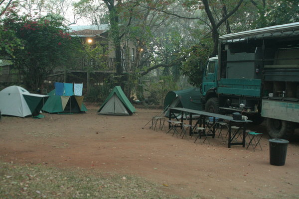 Tenten kamp, Zuid Afrika