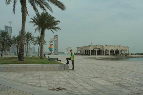 Harold in Doha,