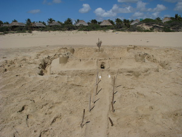Finished Sand Castle