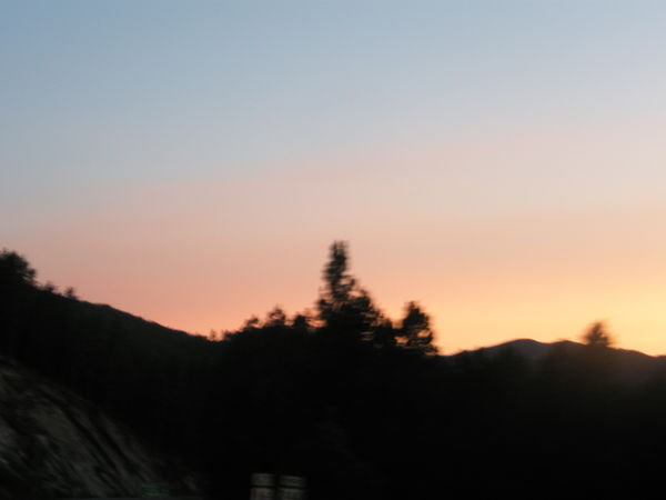 Sunset over the Black Hills
