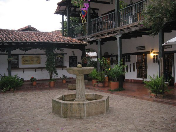 Little plaza in Leyva
