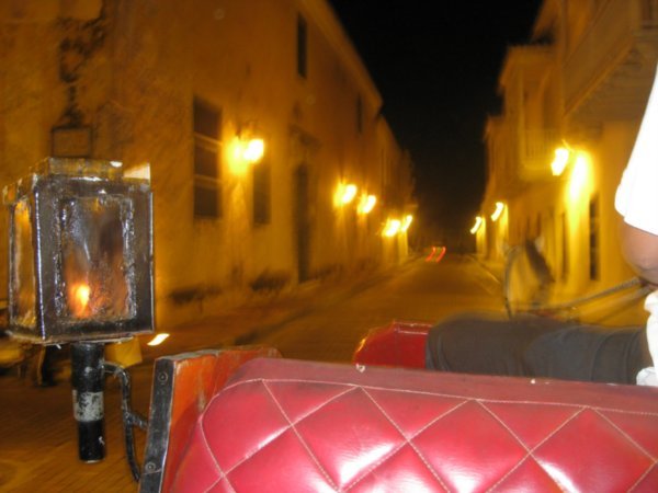 Carriage ride in Cartagena
