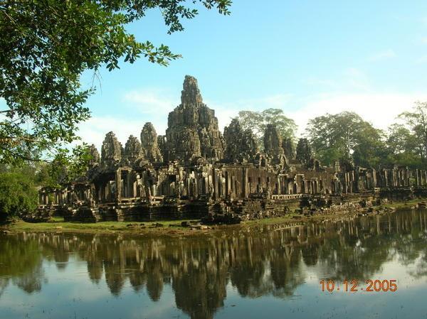 Angkor Thom From The Lake