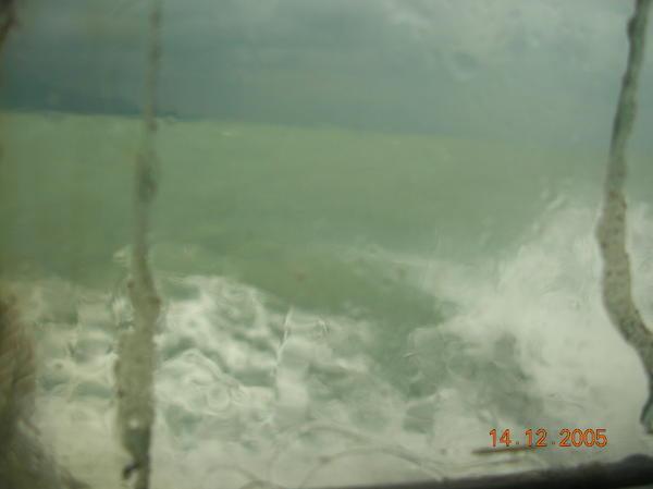 Scary Waves On The Ferry