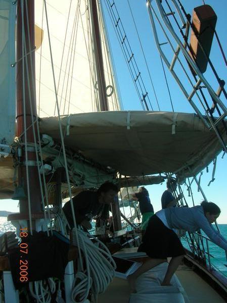 Putting The Sails Up