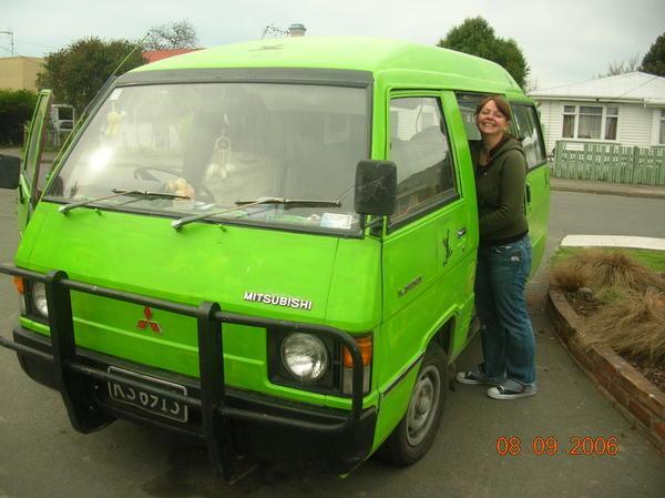 Tanja's Beautiful Green Van