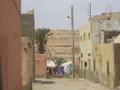 A street ending in desert