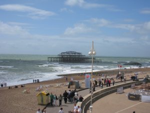 Brighton Pier - the burnt one