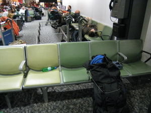 my bed in heathrow airport