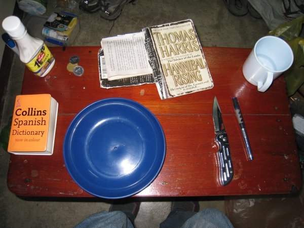 My desk/dinner table