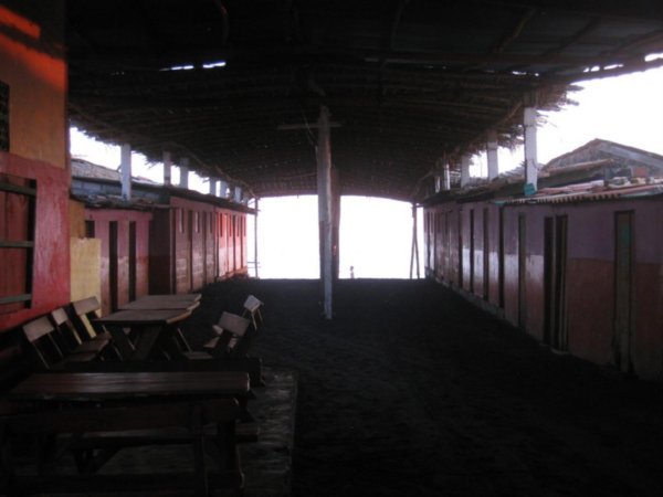 Majahual beach huts
