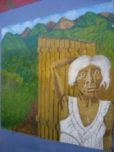 Wall mural in Juayua