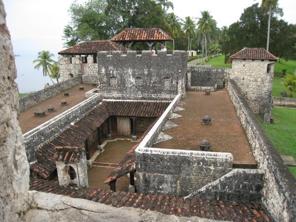 The reconstructed fort