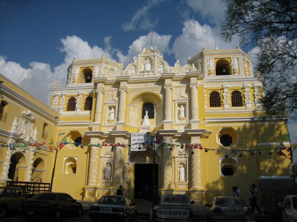 Big yellow church