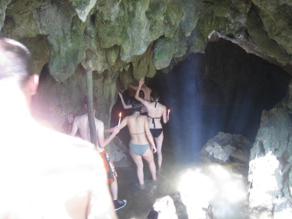 Semuc Champey cave entrance