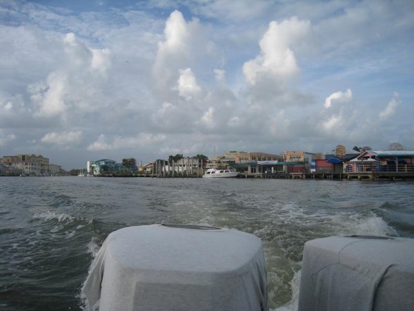 On the way to Caye Caulker
