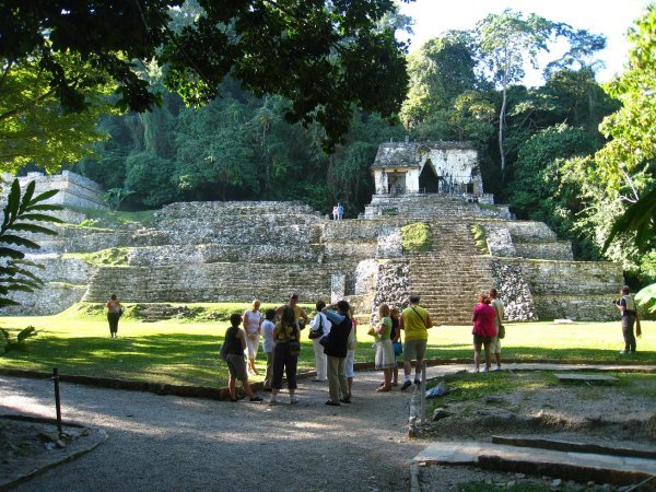 Palenque ruins entrance