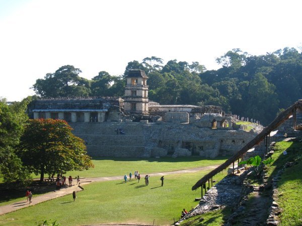 Palenque Ruins - Central palace like structure
