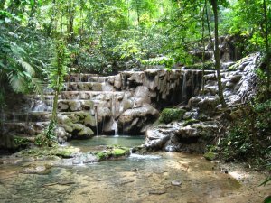 Palenque Ruins - Waterfalls