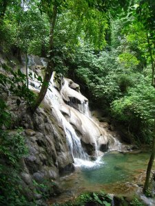 Palenque Ruins - Waterfalls