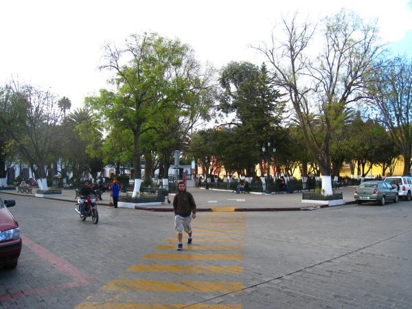 San Cristobal's central park area