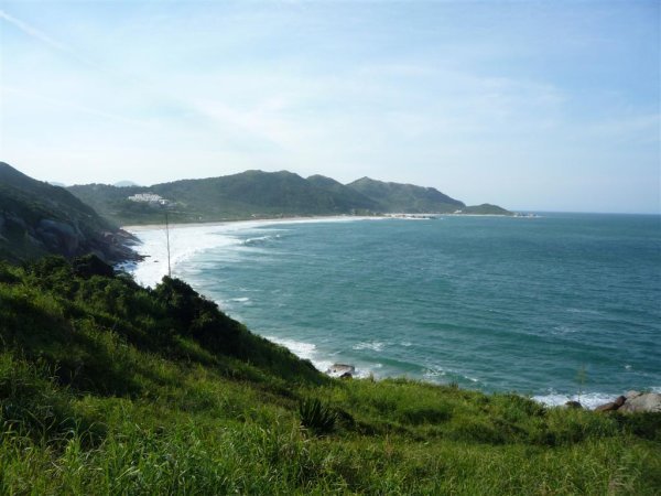Mole beach viewed from the neighbouring mountain