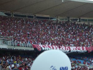 Flamengo fans chanting