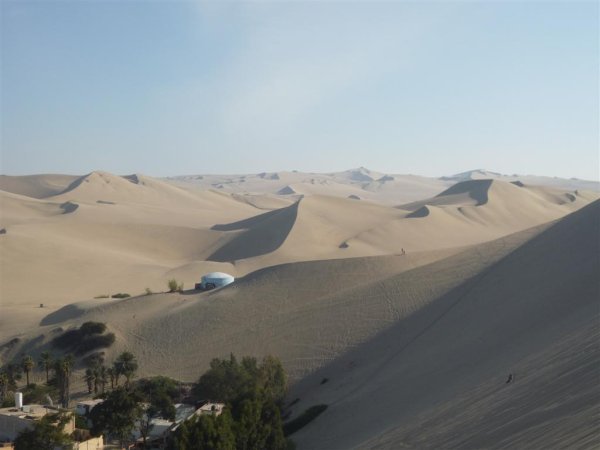 Dunes right outside town