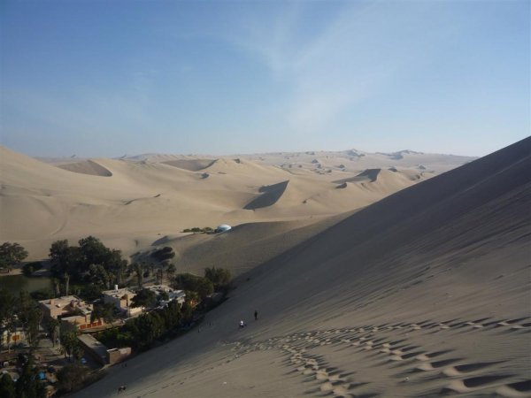 Dunes right outside town