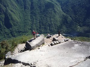 At the peak of WaynaPicchu