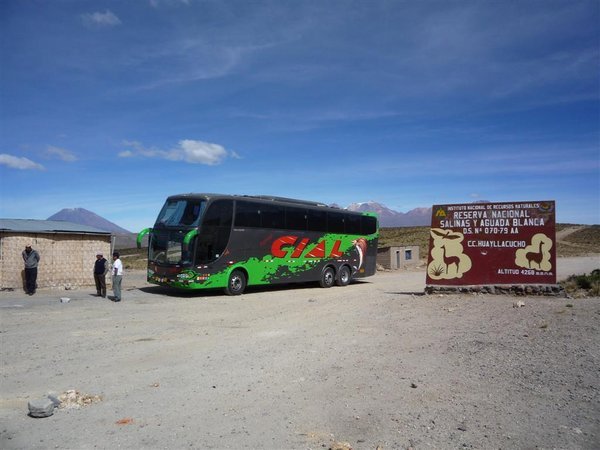 My Cial bus to Puno