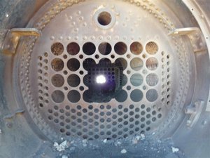 Inside the boiler