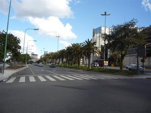 Wide Buenos Aires roads