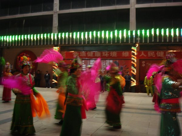 Dancers in the street
