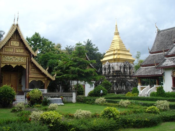 One of the many temples in Chiang Mai