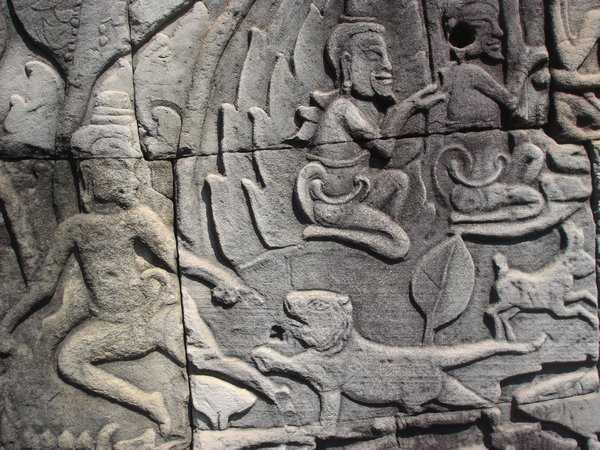 Relief carvings