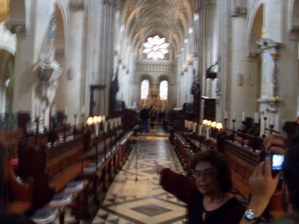 Inside Christ Church Catedral
