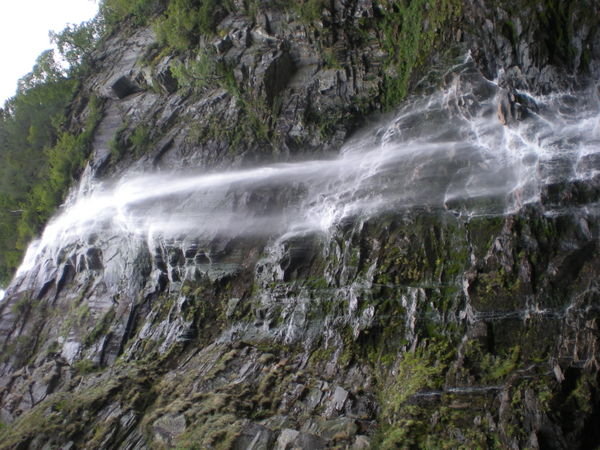 top of waterfall
