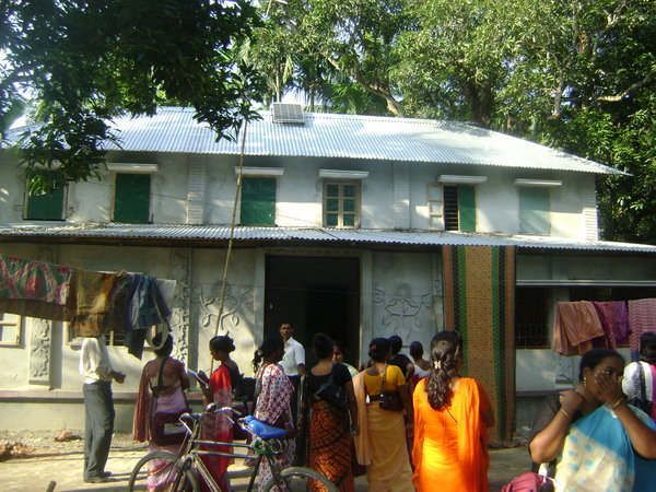 Bangladeshi house in the village