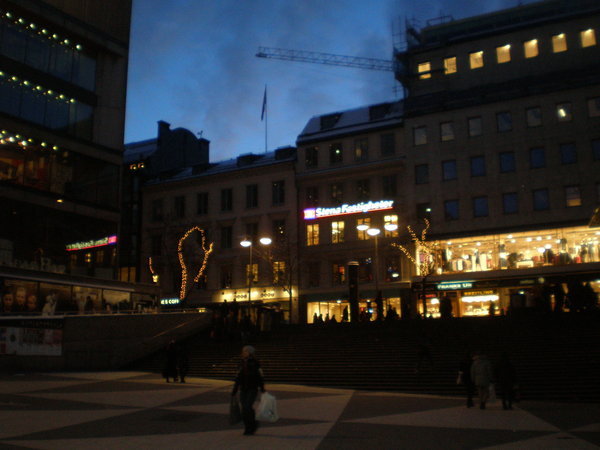 Downtown Stockholm!