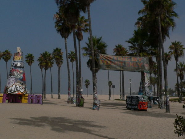 Entrance to Venice Beach