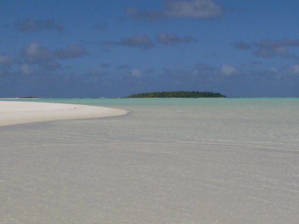 Honeymoon Island's sandbar