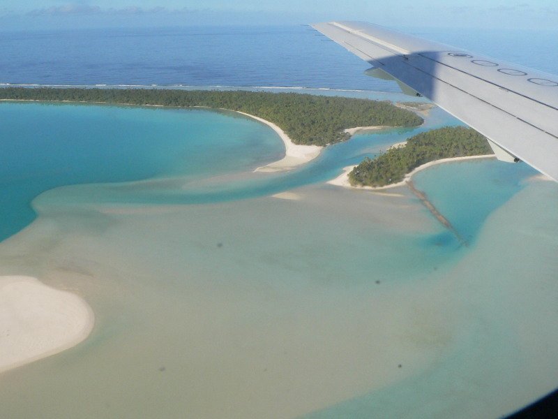 Lagoon view from the plane